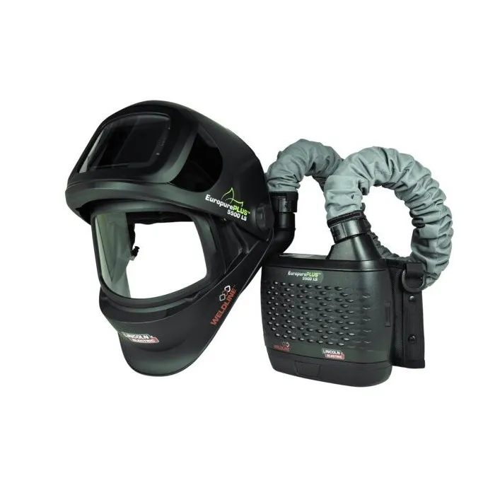 Vista detallada de la careta de soldadura automática Europure Plus 5500 LS