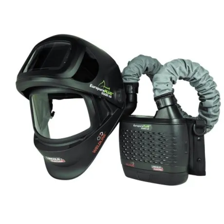 Vista detallada de la careta de soldadura automática Europure Plus 5500 LS