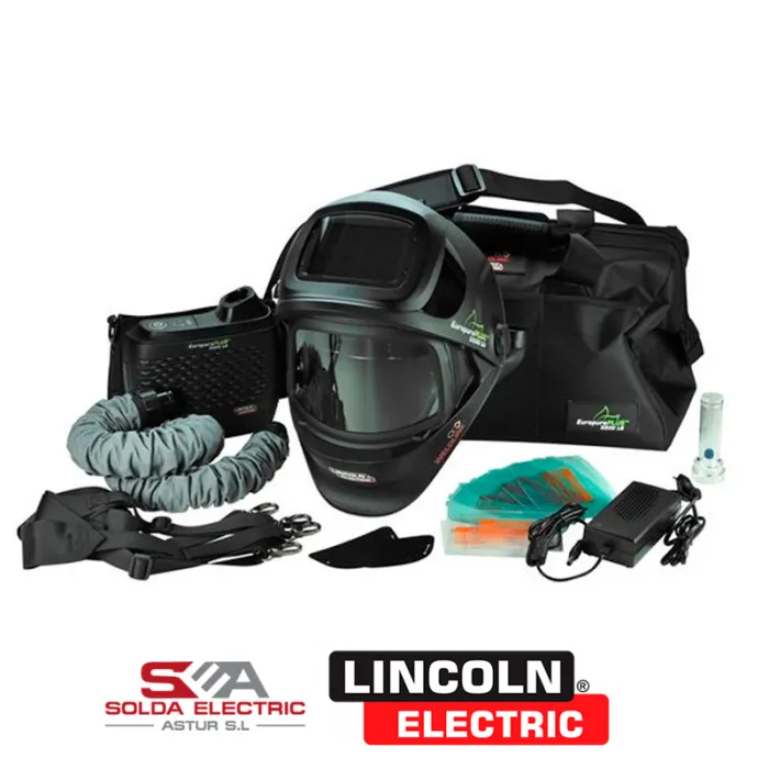 Pantalla de soldadura con purificador de aire Europure Plus 5500LS de Lincoln Electric