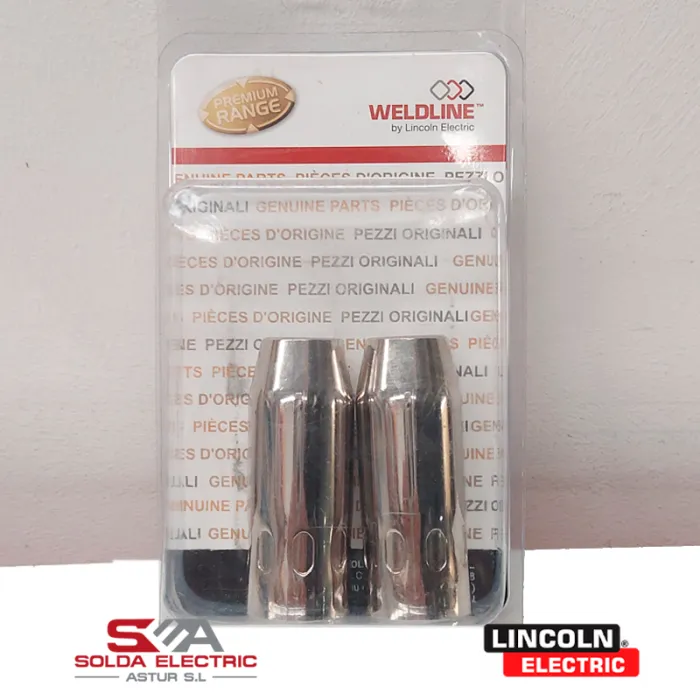Paquete de dos unidades de la boquilla de gas - Tobera PROMIG 300/341/400W D16 de Lincoln Electric con referencia W000345422