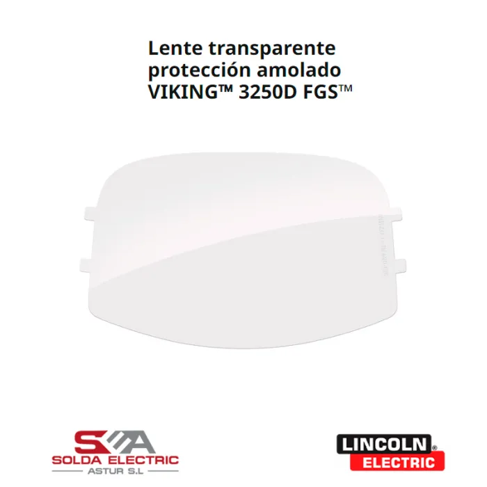 Lente transparente protección amolado VIKING™ 3250D FGS™ con referencia KP3702-1