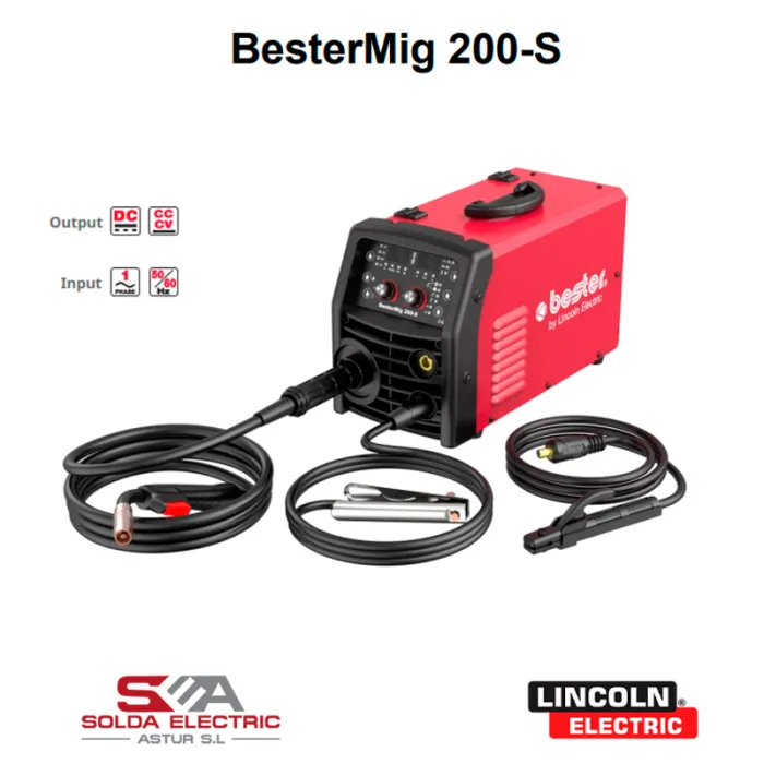 EQUIPO SOLDADURA BESTERMIG 200-S MULTIFUNCION LINCOLN ELECTRIC