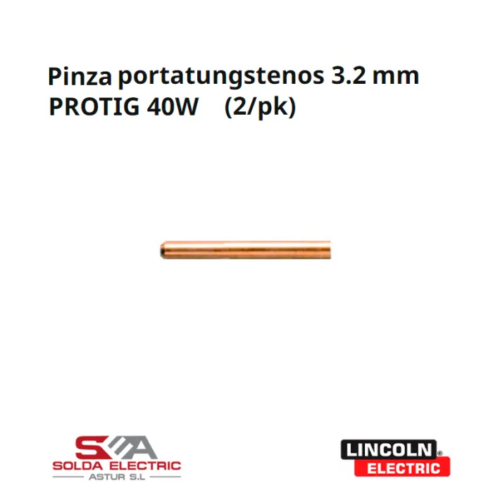 PINZA PORTATUNGSTENO 3,2MM T30 (2UDS) W000306263