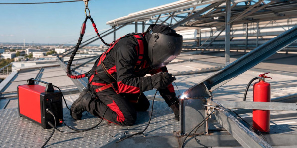 La soldadura en trabajos de techos. Técnicas y dificultades