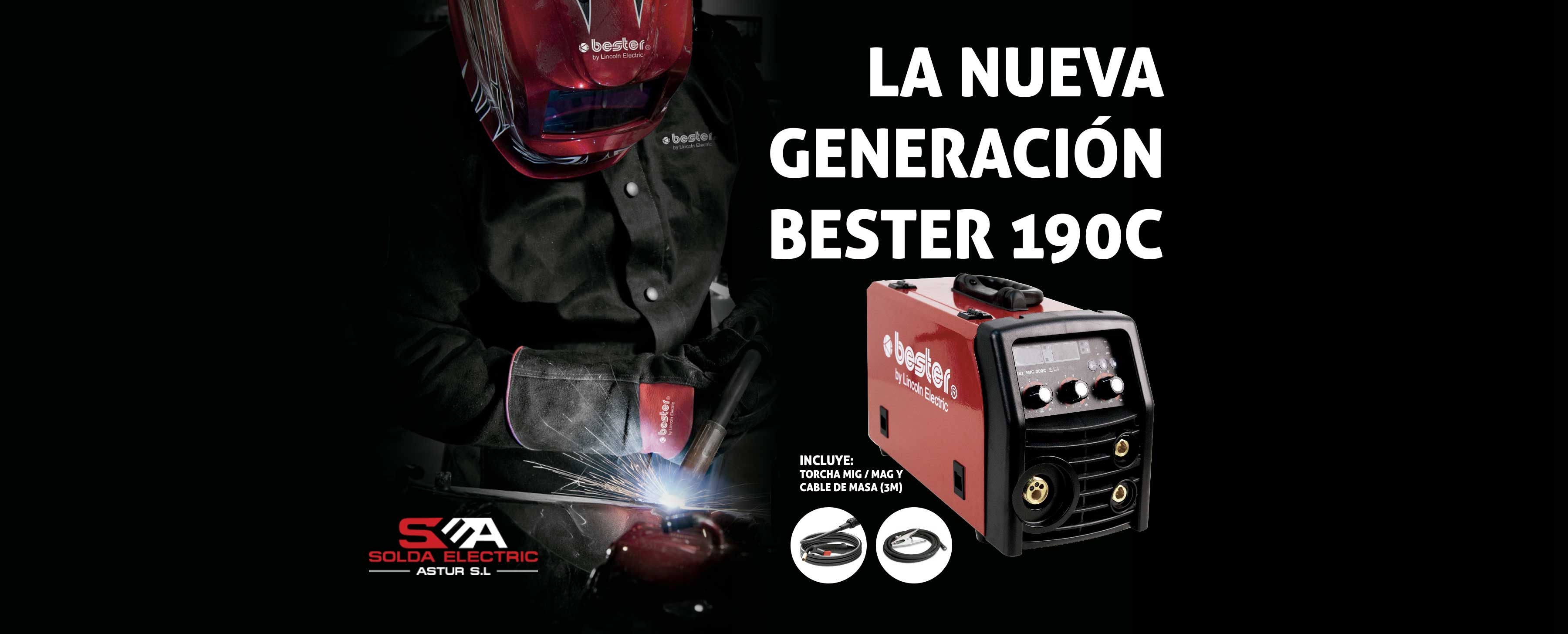 Equipo de soldadura Bester 190 C Multifunción