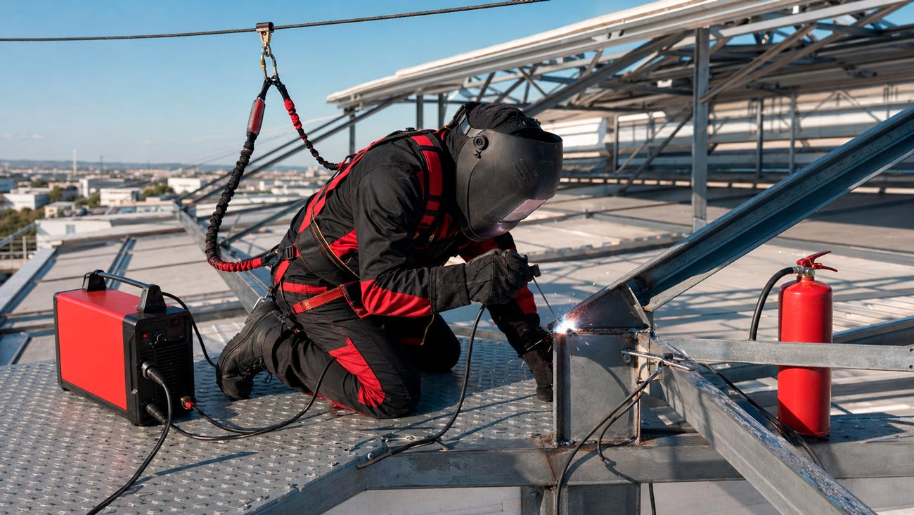 La soldadura en trabajos de techos. Técnicas y dificultades